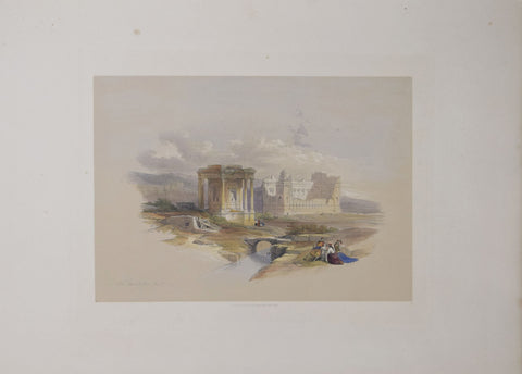 David Roberts (1796-1864), Circular Temple at Baalbec