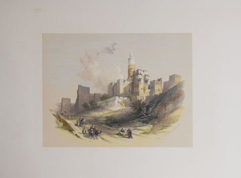 David Roberts (1796-1864), Citadel of Jerusalem without the Walls