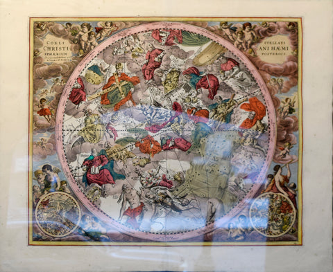 Andreas Cellarius (1596-1665), Coeli Stellati Christiani Haemisphaerium Posterius