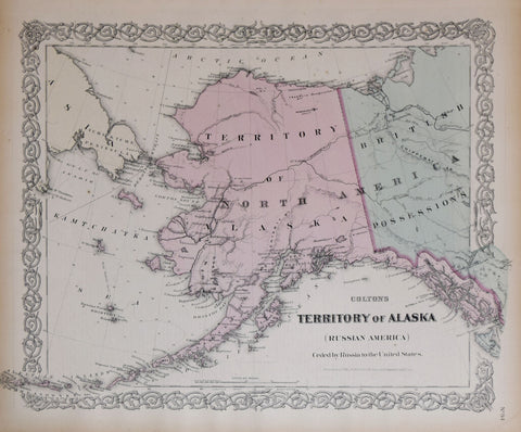 George W. Colton (1827-1901) and C.B. Colton, Colton's Territory of Alaska (Ceded by Russia to the United States)