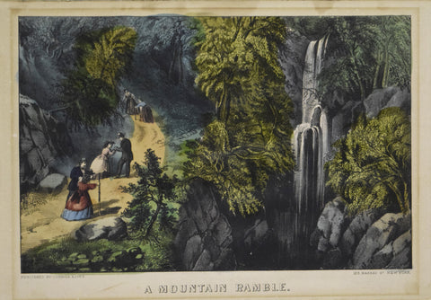 Nathaniel Currier (1813–1888) and James Merritt Ives (1824–1895),  A Mountain Ramble.