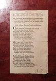 Christopher Sauer/Sower II (1721-1784). Ein Einfaltiges Reim-Gedicht. [Probably Germantown: Gedruckt bey Leibert und Billmeyer, 1784]