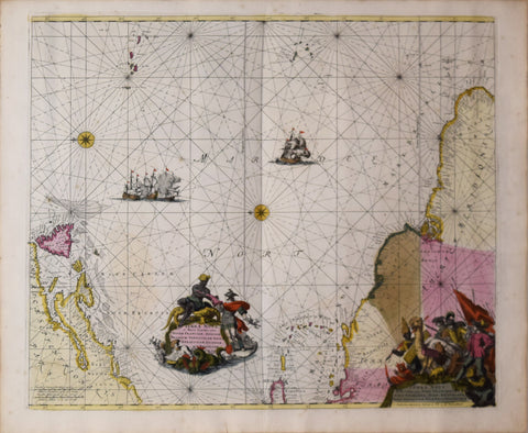 Frederick De Wit (1610-1698), Terra Nova..Novam Franciam, Angliam, Belgium, Venezuelam...