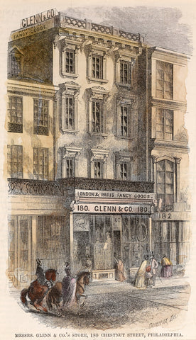 Nicholas B. Devereux, engraver, Messrs. Glenn & Co's Store, 180 Chestnut Street Philadelphia