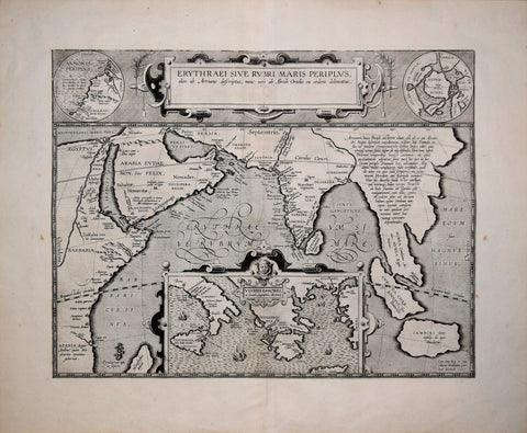 Abraham Ortelius (1527-1598), Erythraei sive Rubri Maris Periplus… [Indian Ocean, India, the Middle East and South East Asia]