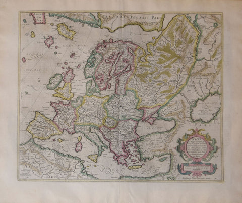 Gerard Mercator (ca. 1565-1656), Europa, Ad Magnae