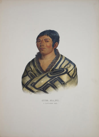 Thomas McKenney (1785-1859) & James Hall (1793-1868), Flat Head Boy, Stum-Ma-Nu