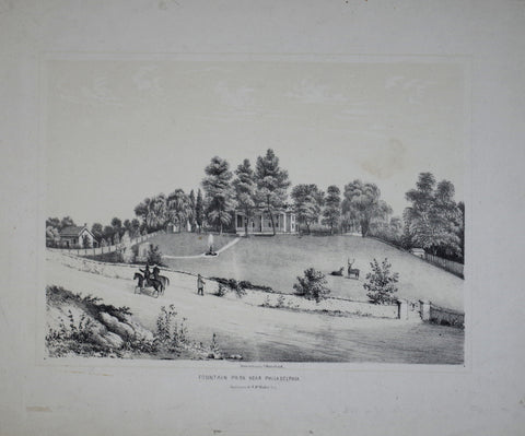 Edwin Whitefield (1816-1892), Fountain Park near Philadelphia