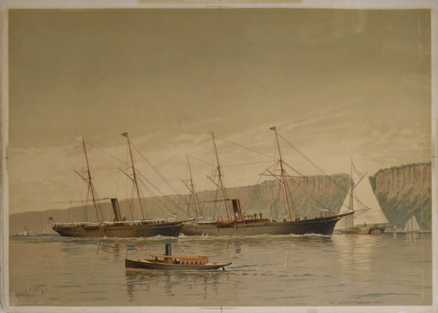 Frederic Schiller Cozzens (American, 1846-1928),  Untitled [Ships]