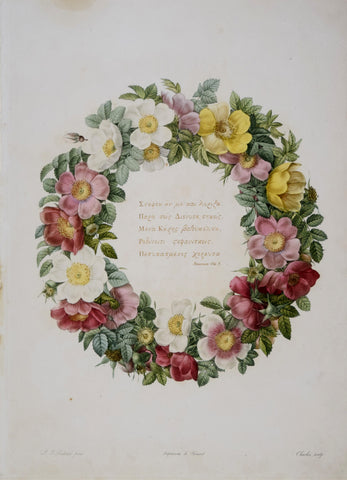 Pierre-Joseph Redouté (1759-1840), Frontispiece to Les Roses