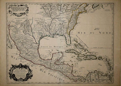 Guillaume De L'Isle (1675-1726), Carte du Mexique et de la Floride…