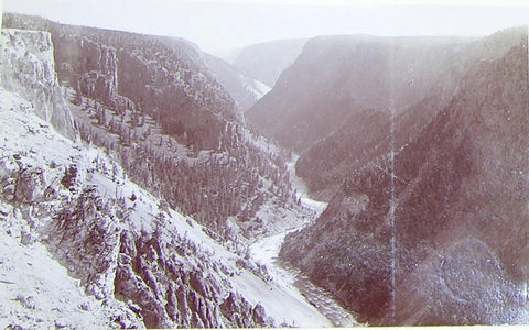 Frank Jay Haynes (1853-1921), Down the Canyon from Inspiration Point