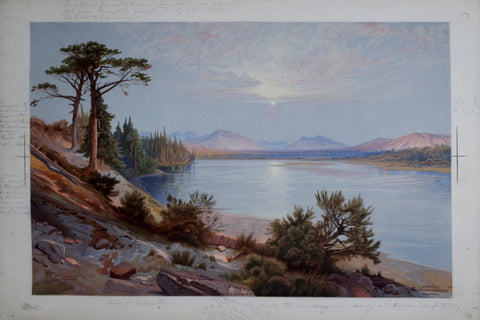 Thomas Moran (1837-1926), Head of the Yellowstone River