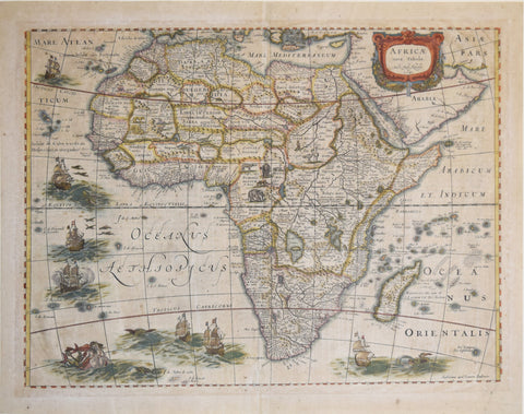 Hendrick Hondius (1597-1651), Africae Nova Tabula Auct.