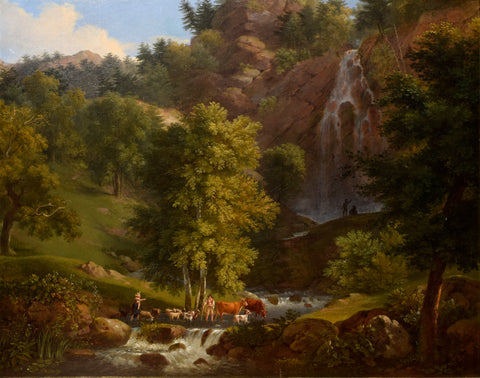 Henri-Joseph Boichard (1783–1850) Kleine Schlucht bei Tivoli (Small gorge near Tivoli)