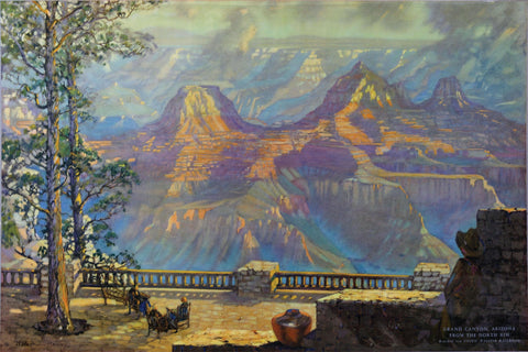 Harry Raymond Henry (American, 1882-1974), Grand Canyon, Arizona From The North Rim