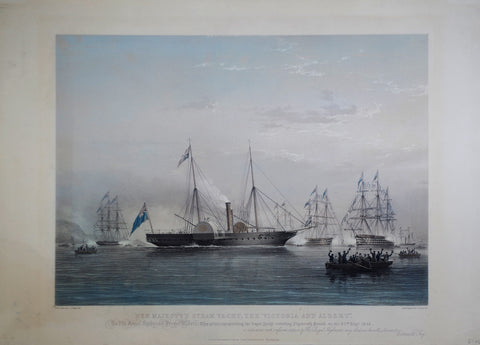Nicholas Matthews Condy (British, 1793-1857), after Her Majesty’s Steam Yacht, Victoria & Albert