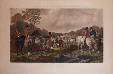 John Frederick Herring Sr (1795-1865), after, Herring’s Fox Hunting Scenes: The Meet