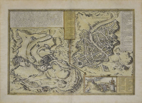 Georg Braun (1541-1622) and Frans Hogenberg (fl. 1540-1590), Hierosolyma, Clarissima Totius Orientis Civitas , Judae Metropolis....