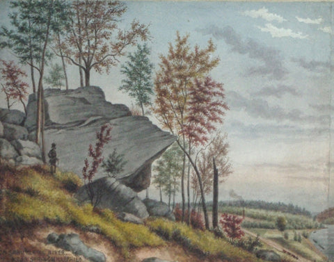 August Köllner (active 1838–72), On Schuylkill River, Near Springmill, Phila. c. 1888