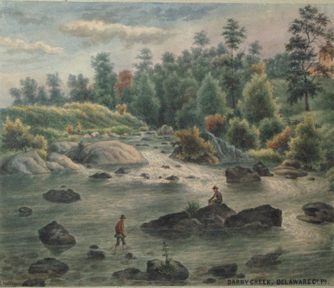 August Köllner (active 1838–72), Darby Creek, Delaware Co., Pa. 1888.