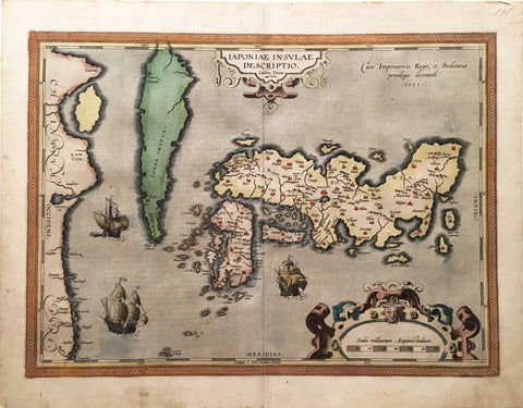 Abraham Ortelius (1527-1598), Iaponiae Insulae Descriptio