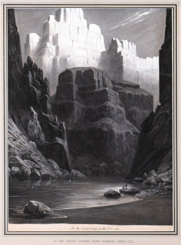 Rudolf Cronau (German, 1855-1939), In the Grand Canyon Near Diamond Creek, Col [Now Northern Arizona]