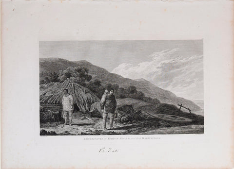 Captain James Cook (1728-1729) and John Webber (1751-1793), Inhabitants of Norton Sound and their Habitations