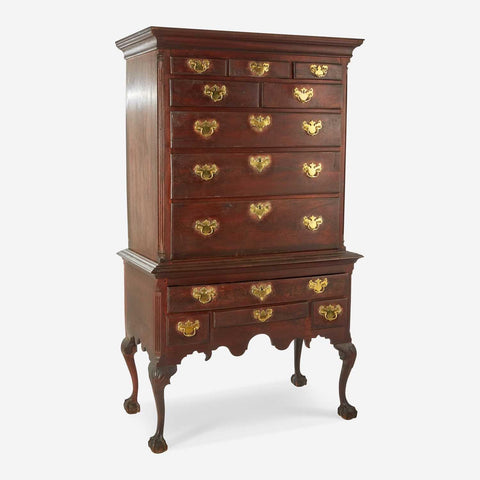 Northern Delaware or Southeastern Pennsylvania High Chest of Drawers