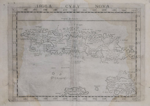 Girolamo Ruscelli (ca. 1504-1566), Isola Cuba Nova