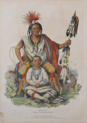 Thomas McKenney (1785-1859) & James Hall (1793-1868), Keokuk Chief of the Sacs and Foxes