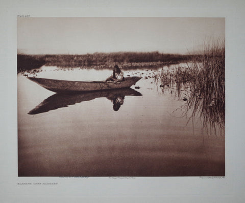 Edward S. Curtis (1868-1953), Klamath Lake Marshes Pl 456