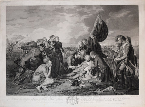 Benjamin West (1738-1820), after, La Mort Du General Wolfe