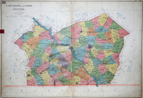 Julius Bien & Co., Lancaster and York Counties