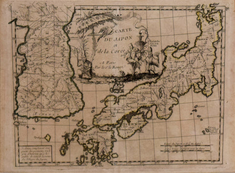 George Louis Le Rouge (fl. 1740-1780), Carte Du Japon et de la Coree