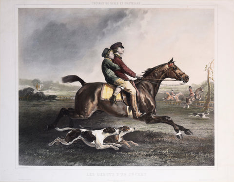 Alfred de Dreux (1810-1860), after, Les Debuts D'un Jockey