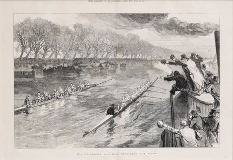 The Illustrated London News, The University Boat Race - Dead Heat