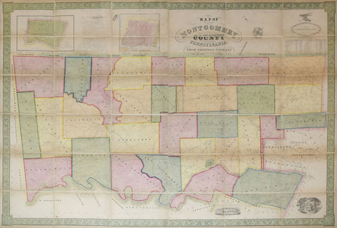 William Ellis Morris (1812-1875), Map of Montgomery County, Pennsylvania: from original surveys
