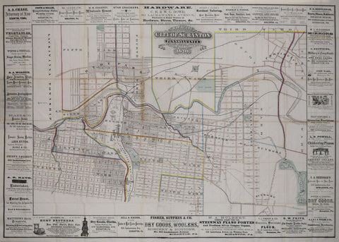 David Coghlan, Map of the City of Scranton…
