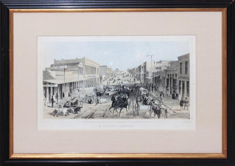 Alfred E. Mathews (1831-1874), F Street, Denver