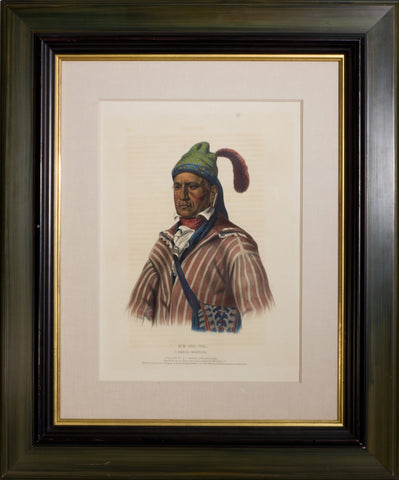 Thomas L. McKenney (1785-1859) & James Hall (1793-1868), Me-Na-Wa, A Creek Warrior