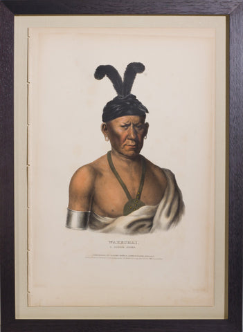 Thomas L. McKenney (1785-1859) & James Hall (1793-1868), Wakechai, A Saukie Chief