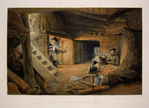 William Simpson (1823-1899), Illustrator, Mine of the Bastion du Mat