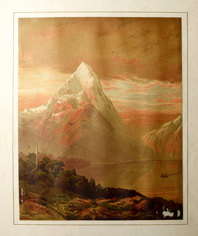 John Gully (1819-1888), Mitre Peak - Milford Sound