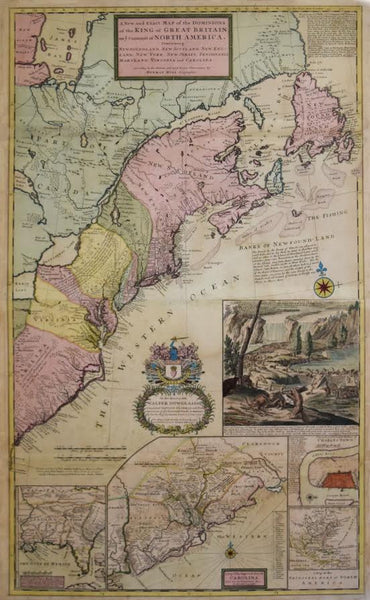 Herman Moll (1654-1732), A New and exact Map of the
