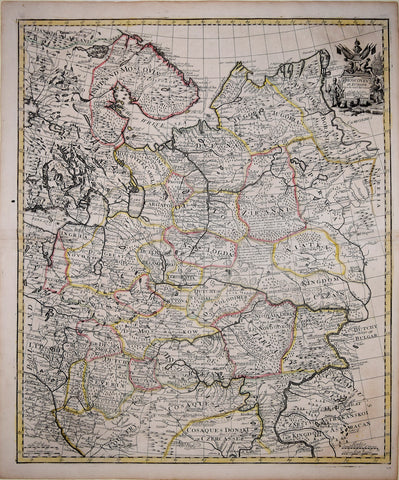 John Senex (1678-1740), Moscovey in Europe from the Latest Observations..