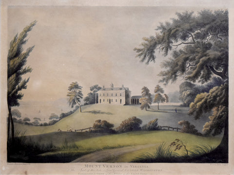 Alexander Robertson  (1772-1841) , Mount Vernon in Virginia. The seat of the late Lieut. General George Washington commander in chief of the Armies of the United States