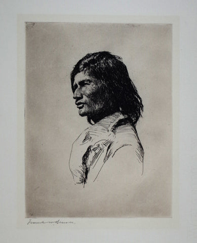 Frank Benson (1862-1951), Nascaupee Indian