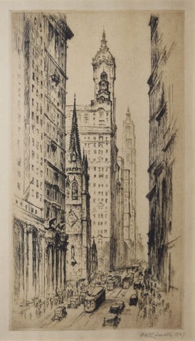 Nat Lowell (1880-1956), New York City, Trinity Church