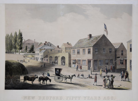 William Allen Wall (American, 1801-1875), After;  New Bedford, Fifty Years Ago